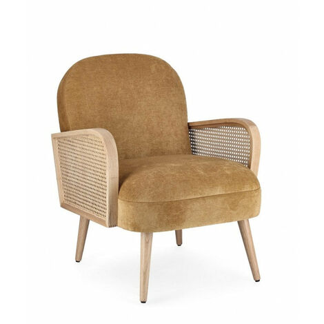 Poltrona 65x74x81h cm Dalida Mustard