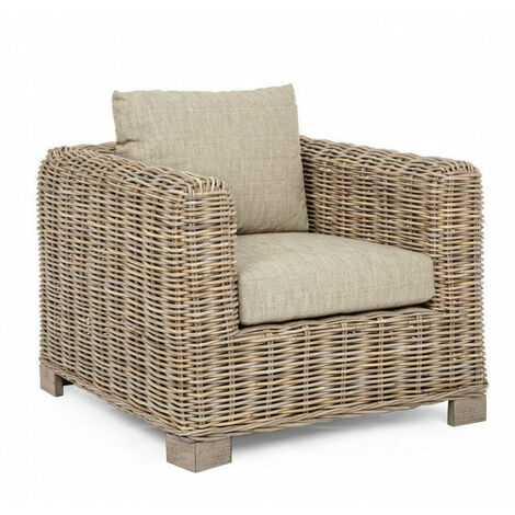 Poltrona 89x90x83h cm con Cuscini Fortaleza