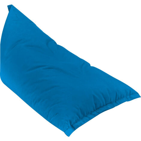 Poltrona a Sacco Pouf Sdraio in Acrilico Pomodone Milk Royal Blu