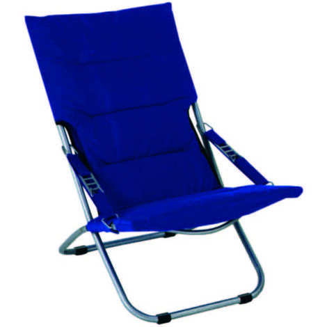 Poltrona Acciaio Canapone Blu Vette 04906
