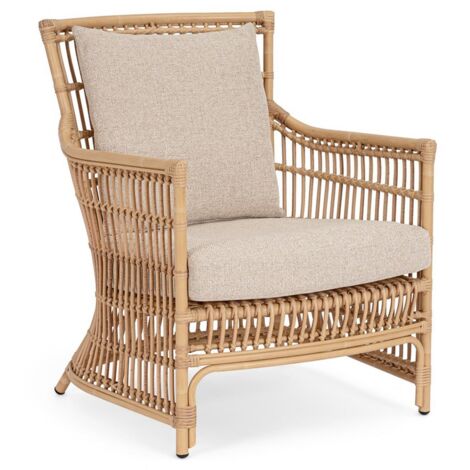 Poltrona "Adelma" in alluminio verniciato a polvere da giardino e veranda