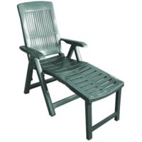 Sedia Da Giardino Pieghevole Progarden Birky - Verde | Resina Plastica | 44x41x78 Cm - Foto 9