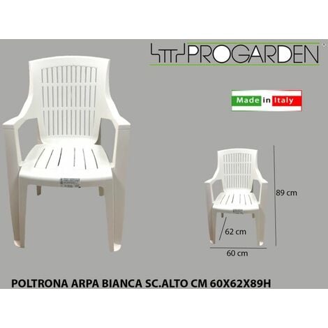 BIGHOUSE IT ARPA BIANCA SC./ALTO CM.60X62X89h