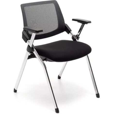 POLTRONA BRIFING Nera 61x60xH80cm M0334-01 ufficio Visitors