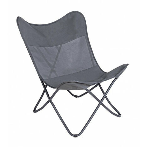 Poltrona Butterfly Gabicce Grigio in Metallo