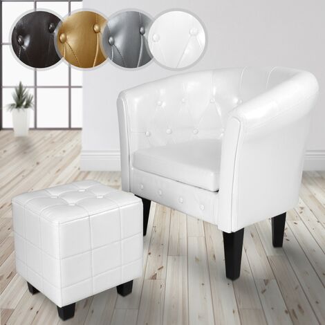 Pouf Chesterfield in velluto marrone chiaro, panca da ingresso, panca  imbottita, poggiapiedi in velluto con bottoni profondi -  Italia