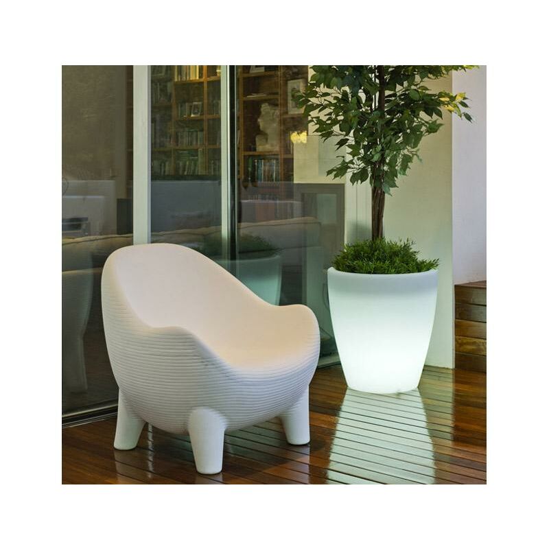 Poltrona da esterno bianco - Moovere