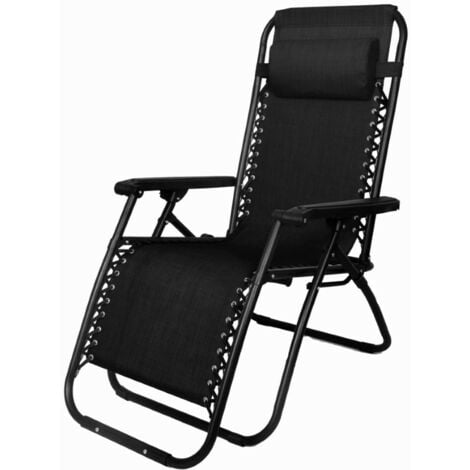 Poltrona design nero cm 172x66 h.108 - guercio