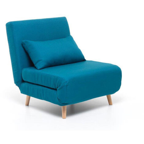 Poltrona Dream 80 M0678-38 letto relax colore turchese misura 76x90x80 cm