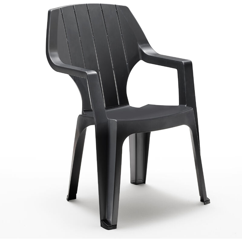 Poltrona Resina Modelloalta Antracite