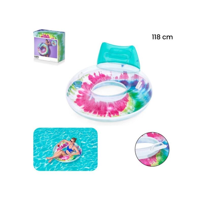 Sillón Fashion 118 Cm Colores Pastel Con Manillas Porta Vaso Piscina 43637