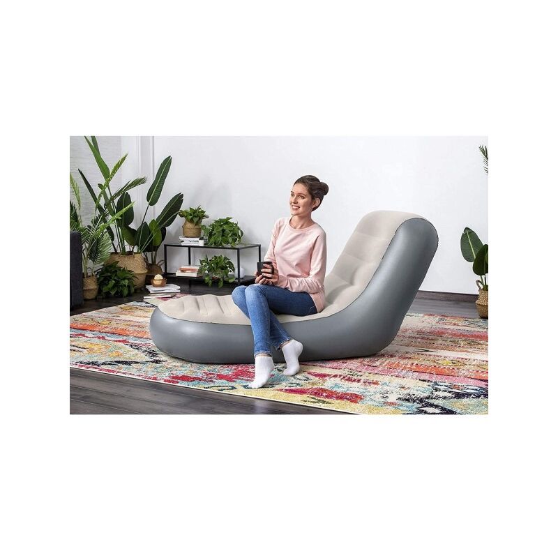 Sillón Hinchable Chaise Sport Lounger 165X84X79 Cm Superficie Flotada 75064