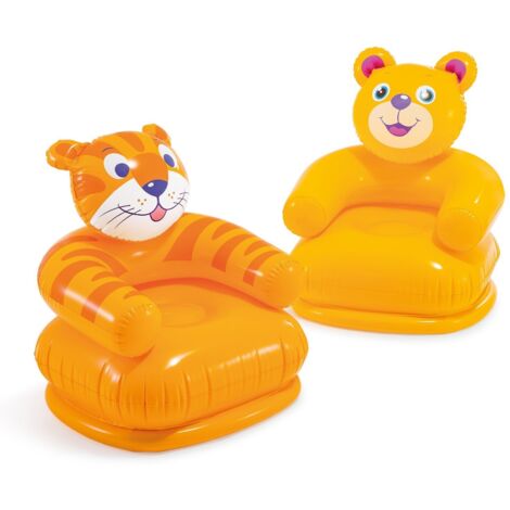 Poltrona gonfiabile per bambini Allegri Animali 65 x 64 cm Intex 68556 orsetto