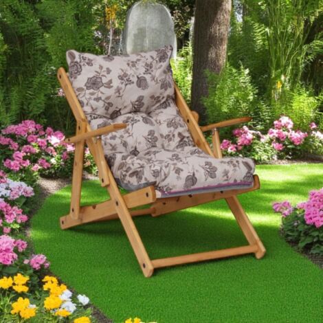 Q.bo Poltrona Pieghevole Schienale reclinabile 6 Posizioni Campeggio Giardino 05366