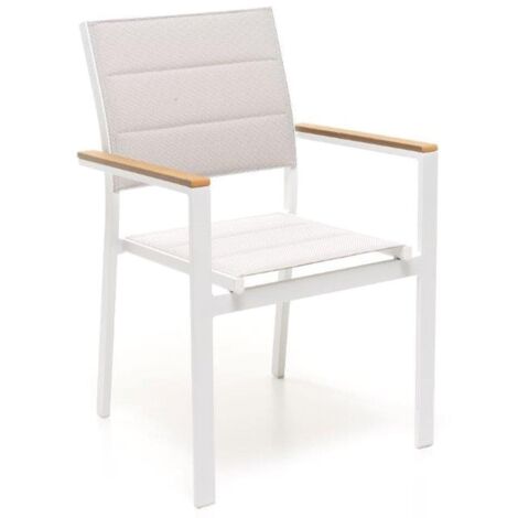 Poltrona Hills bianca cm 56x65x87h