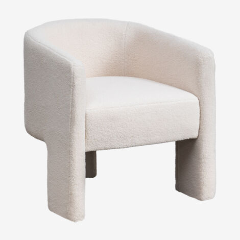 Poltrona in shearling Xastru SKLUM Bianco