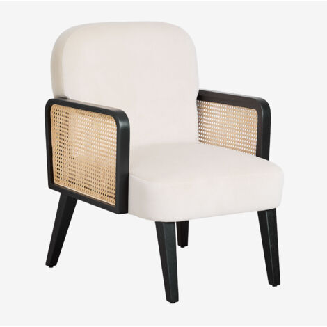 Poltrona in velluto Icon SKLUM        Beige Crema    
