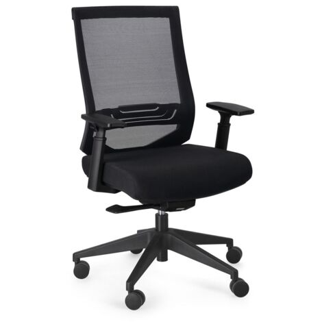 Poltrona "Marcus" da gaming ed ufficio ergonomica in poliestere con braccioli e ruote -Grigio