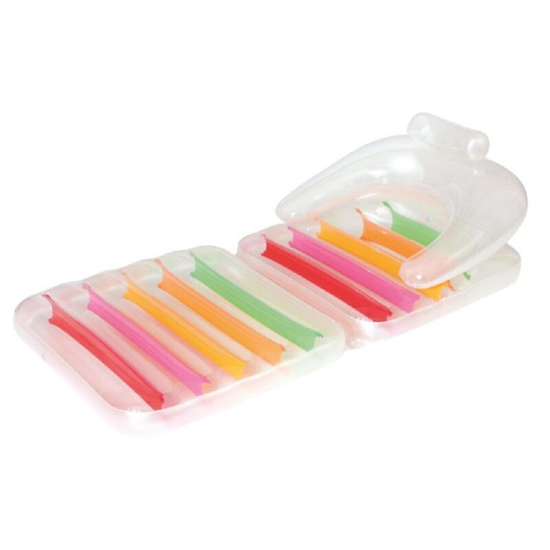 Trade Shop - Poltrona Materassino Pieghevole 201X89Cm High Fashion Folding Louge Schienale 43023 -