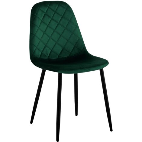 Poltrona Orlando in velluto verde scuro