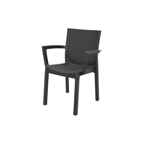 POLTRONA PANAREA CONFORT RATTAN ANTRACITE- 1,0 pz