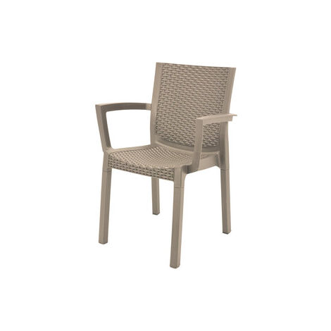 POLTRONA PANAREA CONFORT RATTAN TORTORA- 1,0 pz