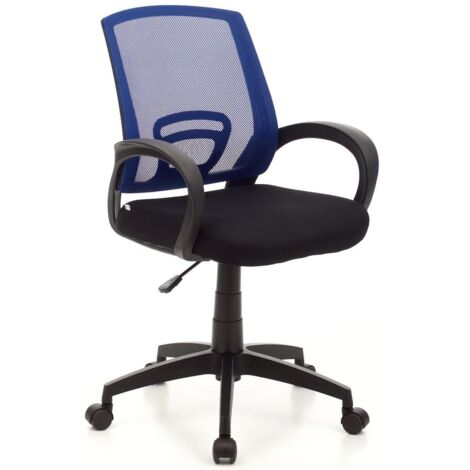 Poltrona per ufficio Operativa mod. Room colore BLU 64x62x103 cm
