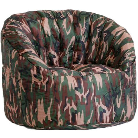 Poltrona Pouf Tortuga in Nylon Design Camouflage Avalli