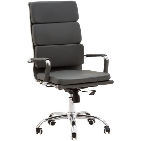 POLTRONA PRESIDENZIALE PLATINUM 55X65XH119CM NERA