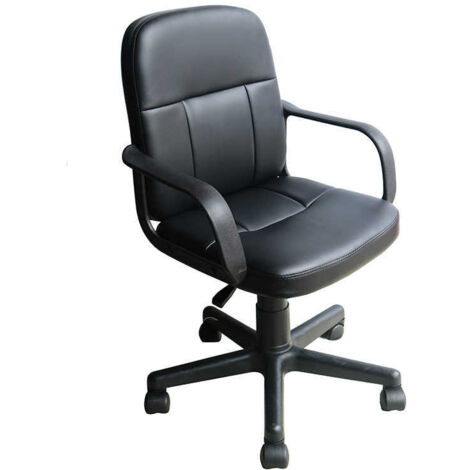 POLTRONA PRESIDENZIALE WILSON 60X50XH100CM NERA
