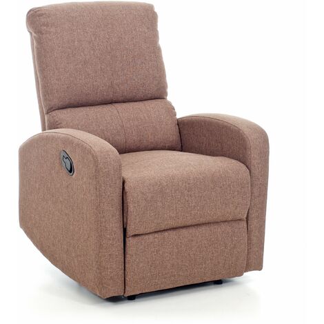 Poltrona Recliner Fiorella colore BEIGE 74x78xH105 cm 3 posizioni M0638-21