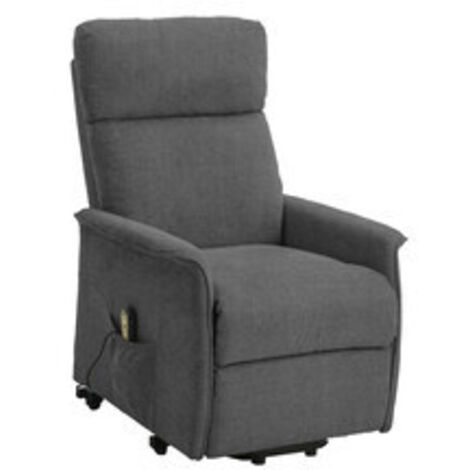 POLTRONA RECLINER RELAX ALZAPERSONA TESSUTO MARRONE