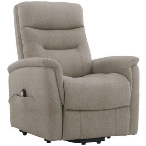 POLTRONA RECLINER SOFT DUE MOTORI TESSUTO BEIGE- 1,0 pz