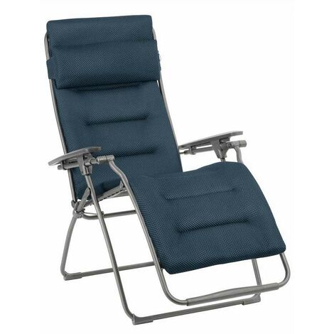 POLTRONA RELAX IMBOTTITA FUTURA BECOMFORT BLU ENCRE LAFUMA