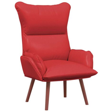 poltrona Rosso 69 x 74 x 93 cm Pelle Artificiale vidaXL