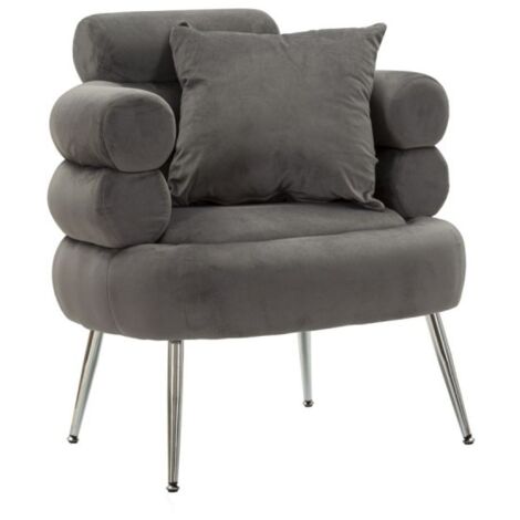 POLTRONA SILVERY PLUS C/CUSINO CM 78X68X85