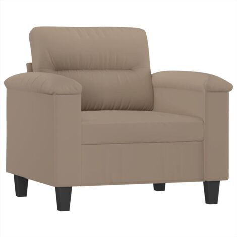 Poltrona Tortora 60 cm in Microfibra vidaXL 139509