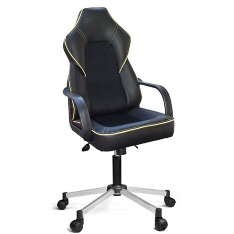 Poltrona ufficio gaming Nero LYDIA 51x52x h73 cm EFFEZ