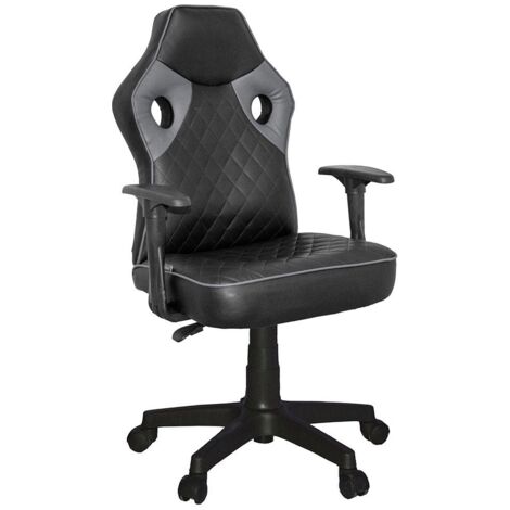 Poltrona ufficio gaming Spider nero grigio