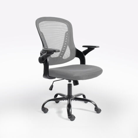 POLTRONA UFFICIO IN TESSUTO GRIGIO