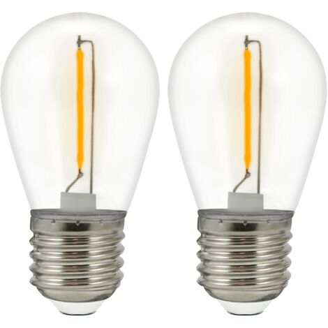 Polux 2 Lampadine LED Neon E27 36V 4000K PARTY girlanda