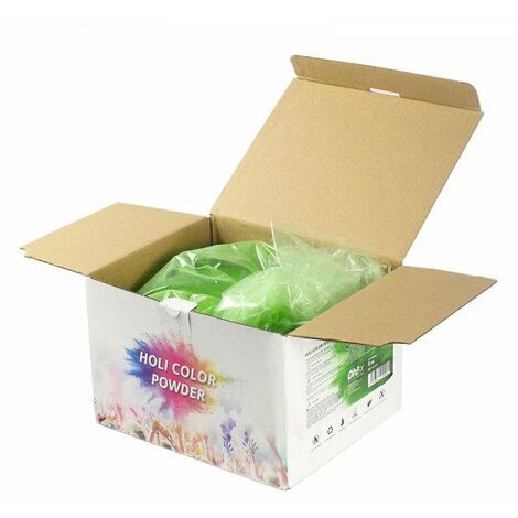 Polvere colorata OhFX Holi VERDE da 5kg per Eventi e Feste