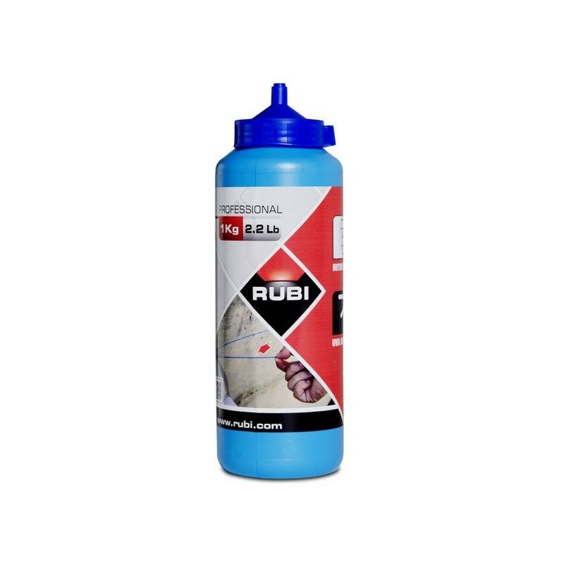 

Rubi Herramientas Para Construcción - Polvo Trazador Profesional Azul Con Dosificador Rubi 1 Kg