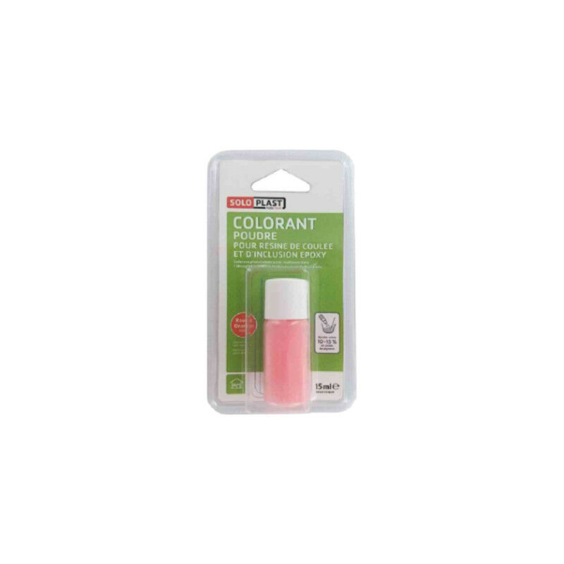 

Polvo colorante para resina 15ml rojo naranja - Orange - Soloplast