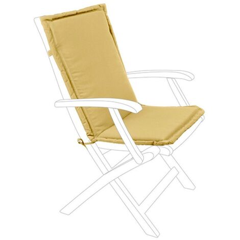 Poly 180 mittleres Rückenkissen Senf