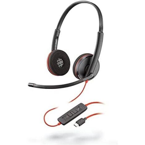 POLY Blackwire C3220 Wired Headset Headset Office/Centre caller USB Type C Black