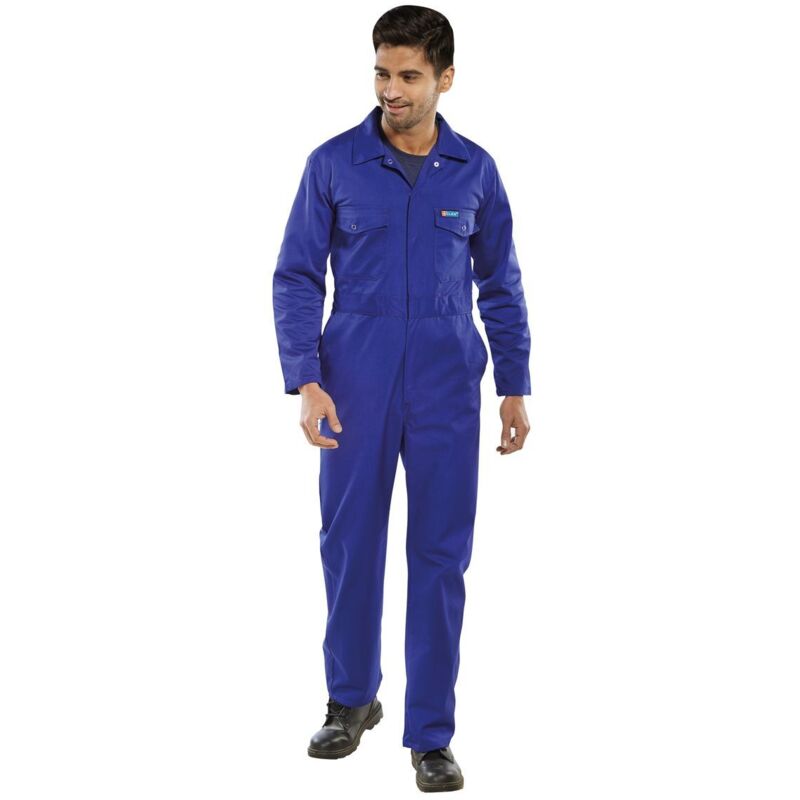 Beeswift Click Polycotton Boilersuit Royal Blue 46in - PCBSR46