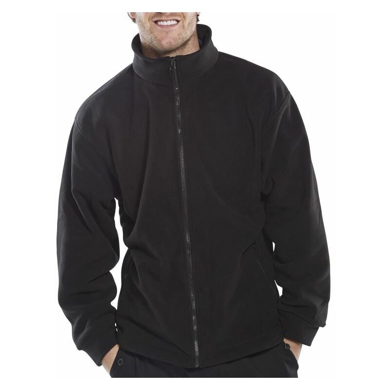 Fleece jacket black xxl - Black - Black - Click