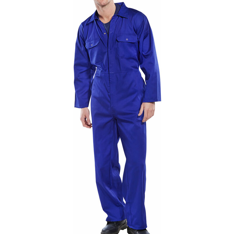 Beeswift Regular Boilersuit Royal Blue 44