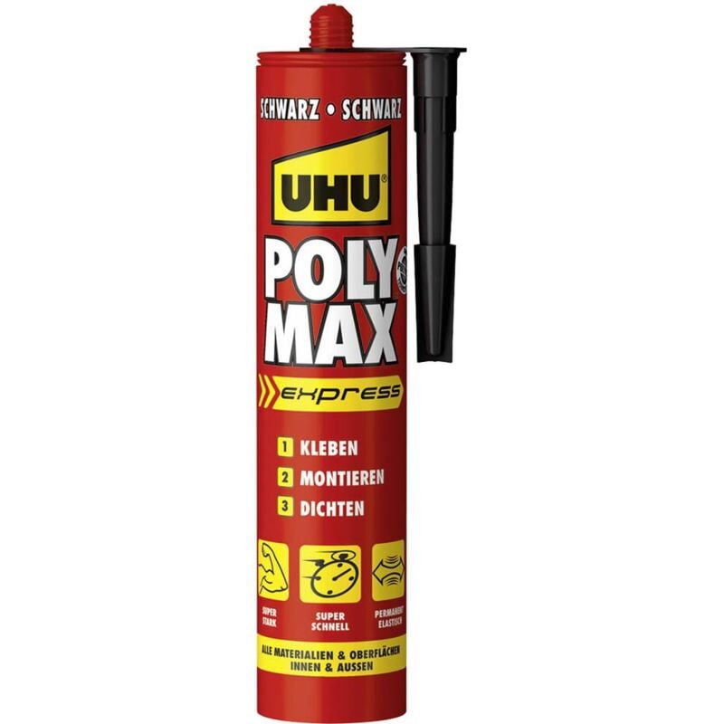 UHU - poly max express 47200 425 g Couleur noir